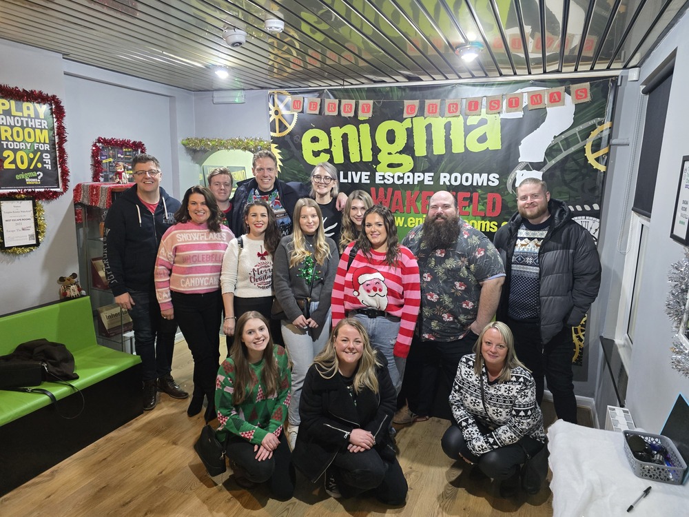 The Evolve team after beating the Enigma Escape Rooms in December 2024!